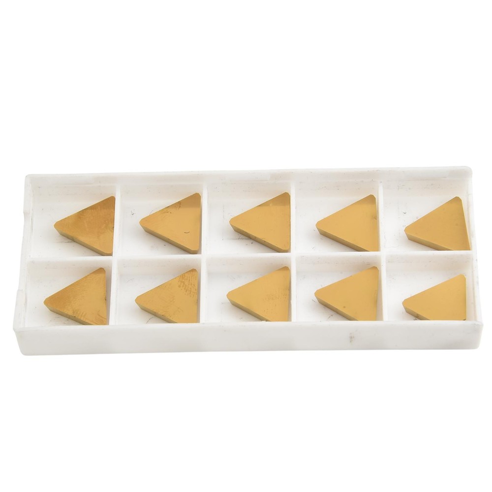 Milling Tool Replacement Inserts Gold Coated Pack of 10 Model TPCN32PDTR