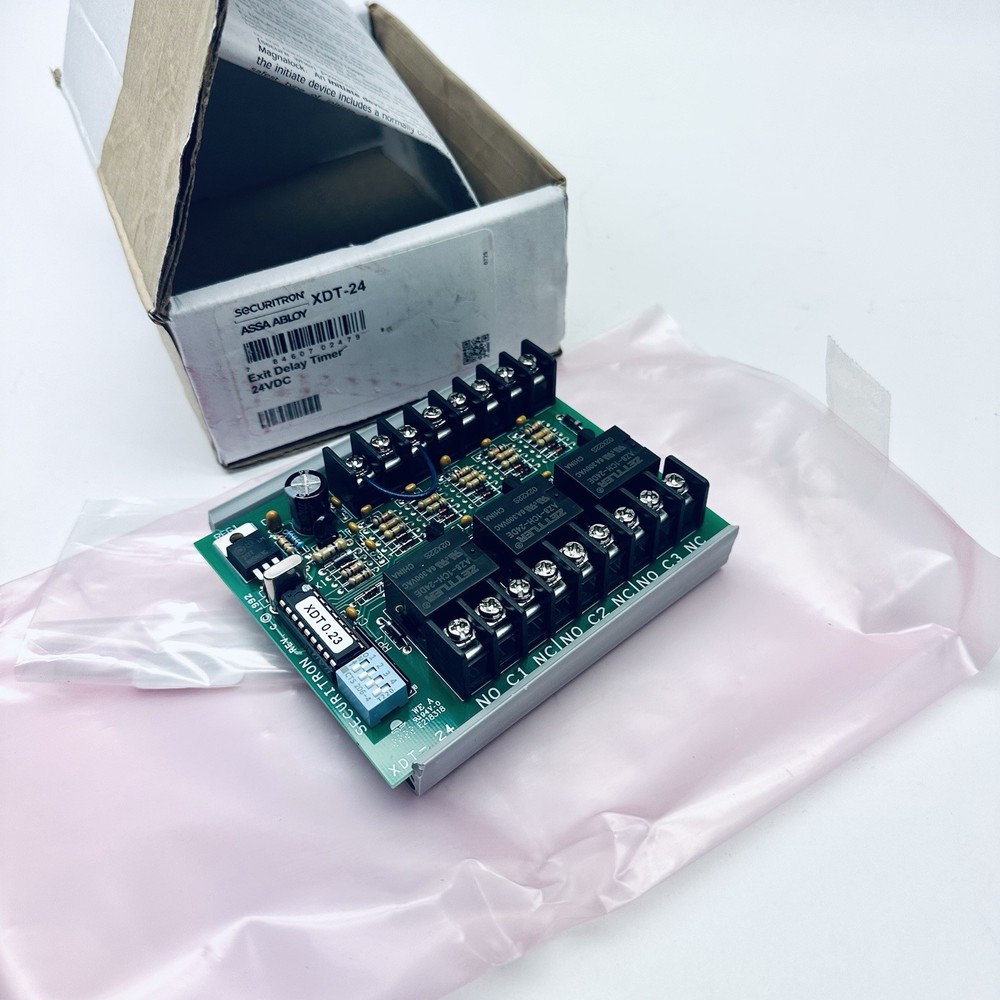 Assa Abloy Securitron XDT-24 Exit Delay Timer 24VDC ( Board Only)