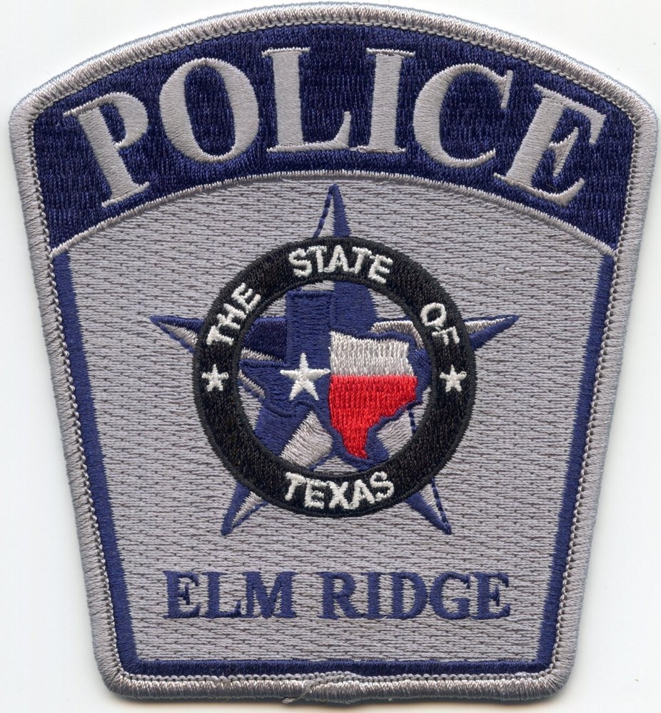 ELM RIDGE TEXAS #B POLICE PATCH