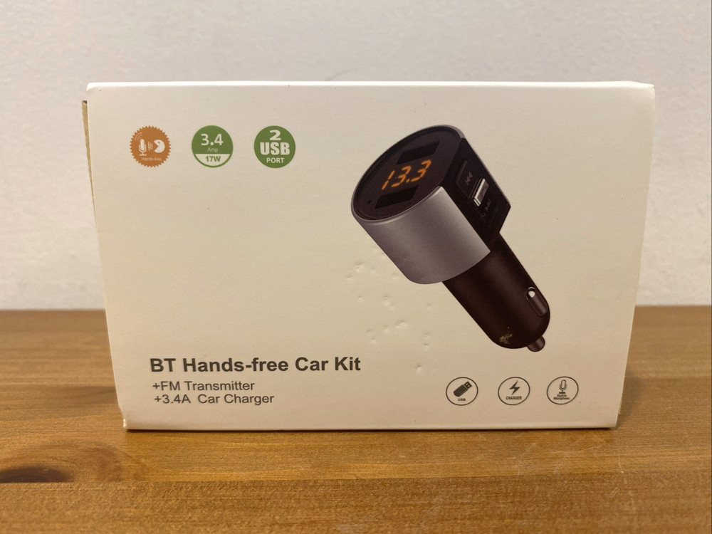 BT C26 Car FM Transmitter For Music or Hand-Free Calling Car Charger