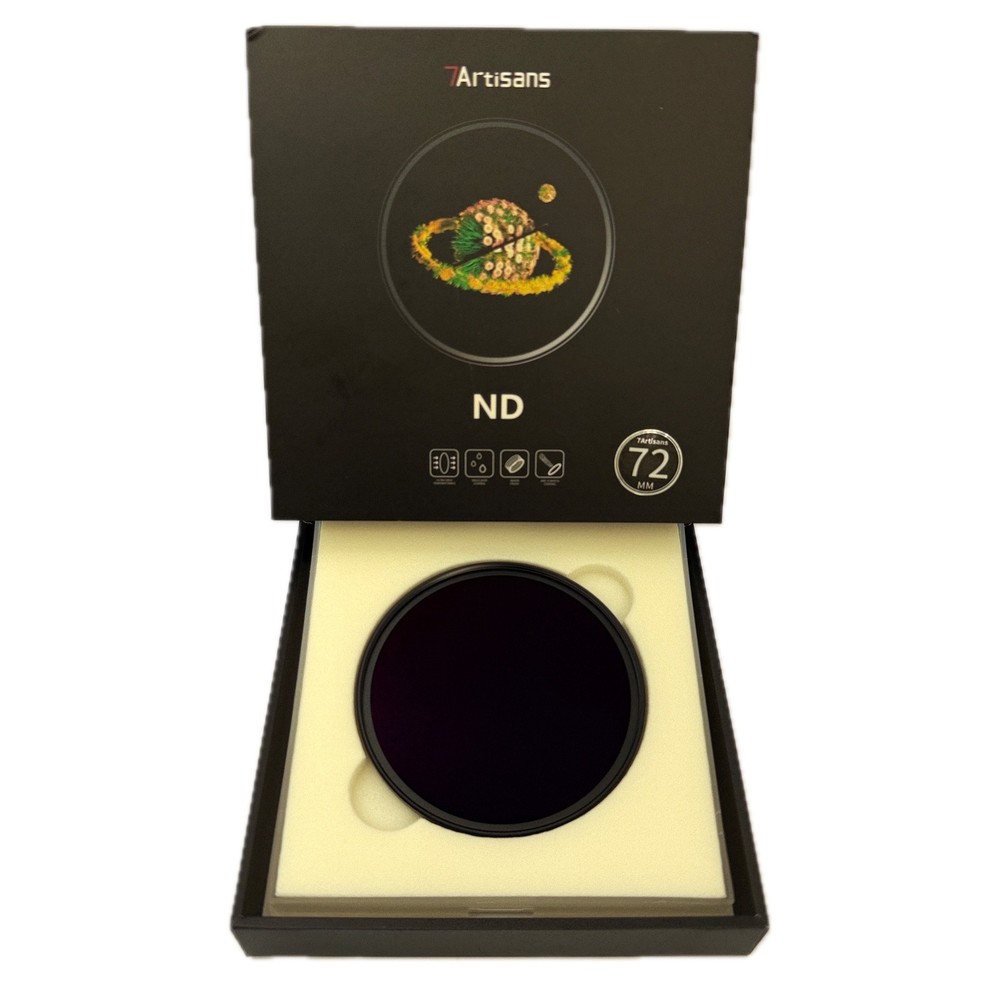 7Artisans 72mm ND1000 Filter - opened, unused