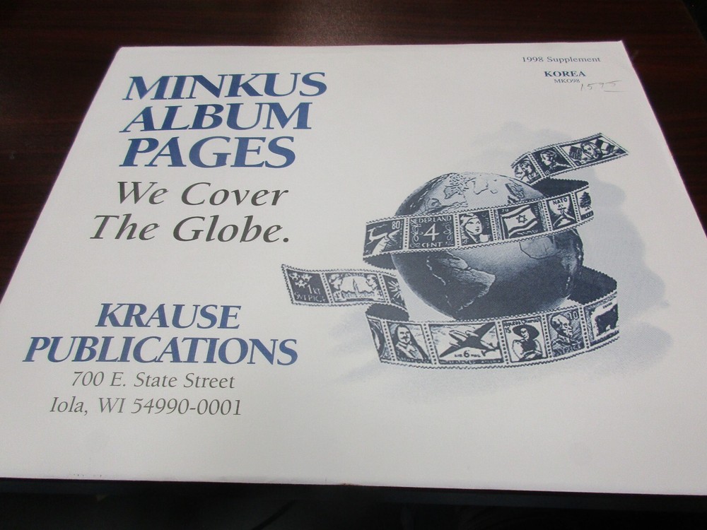 "MINKUS" ALBUM PAGES 1998  SUPPLEMENT KOREA  W/FREE SHP.