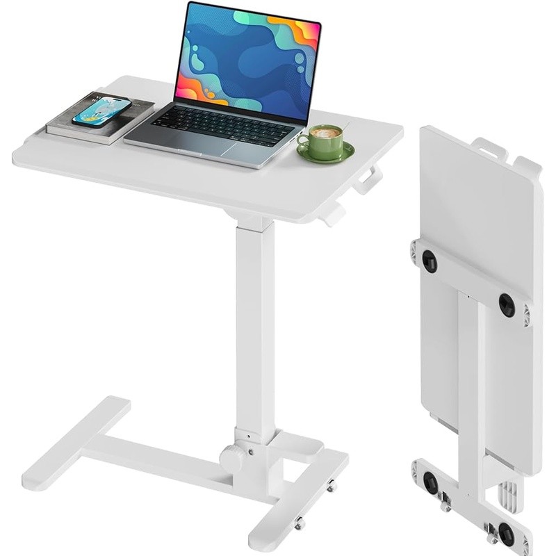 Foldable Portable Desk Adjustable Height Computer Workstation Home Office New