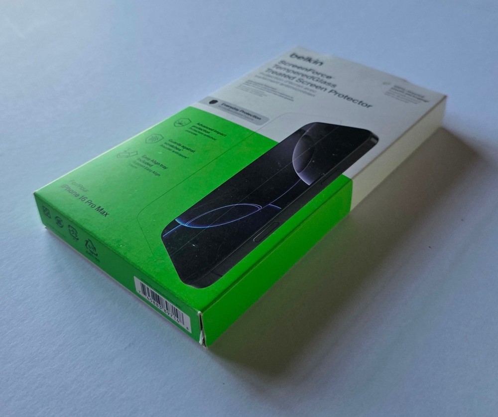NEW Belkin screenForce TemperedGlass Screen Protector Apple iPhone 16 Pro Max
