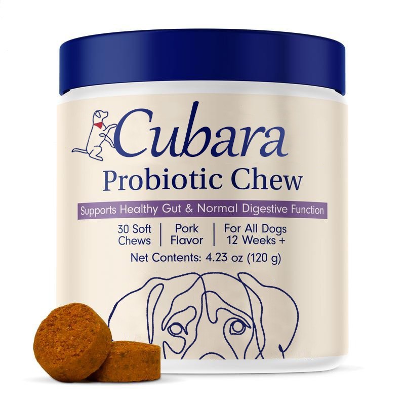 PROBIOTICS Chews for Dogs Gut Health Digestion Support Food 120 Probiotic Treats