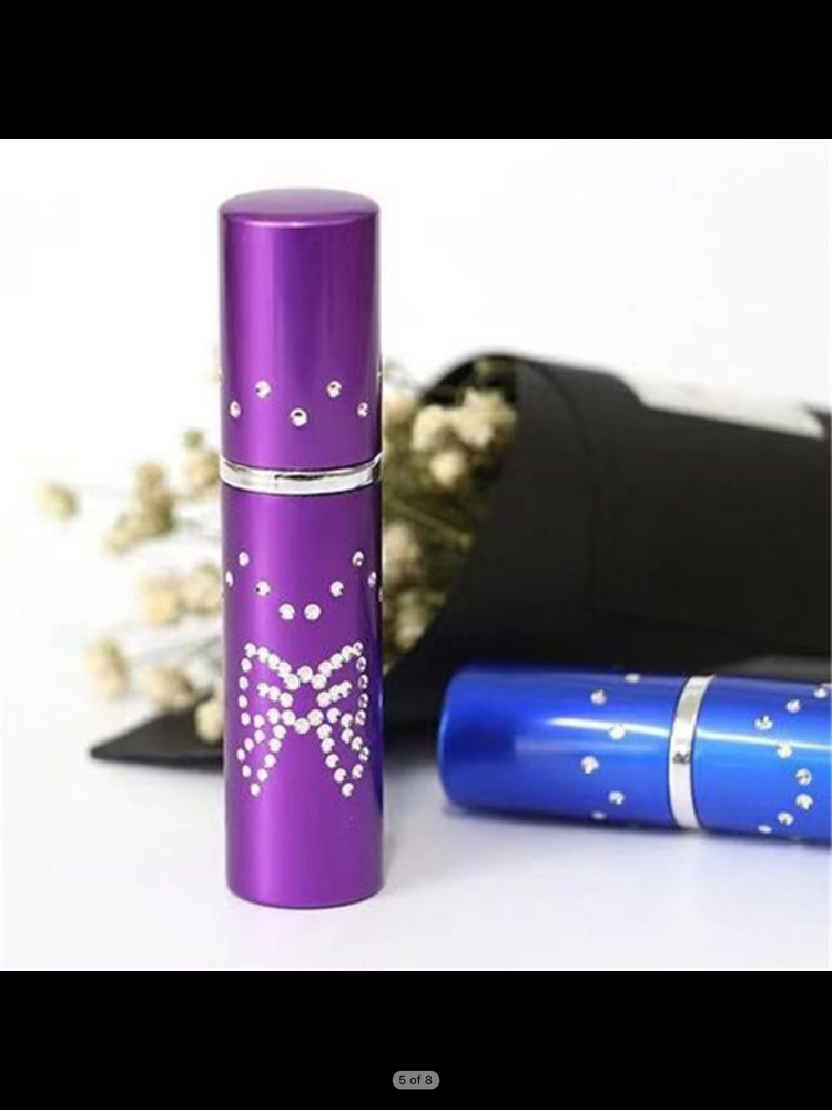 14 Pack, 5ml Ribbon Spray Perfume Bottles, EMPTY Bottles