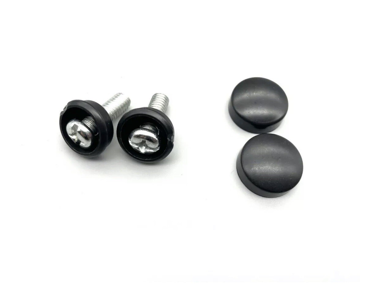 Blackout USA American Flag Metal Embossed License Plate (12"x6", Black)