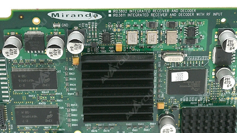Miranda IRD-3802 MPEG Decoder w/ ASI and GigE IP Inputs OPT: UDC +3DRP