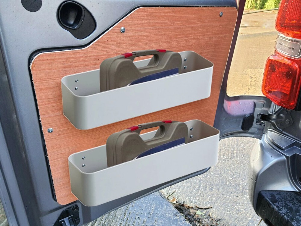 2PCS Caravan Camper Van Storage Pocket Boxes for Tool Storage Van Racking