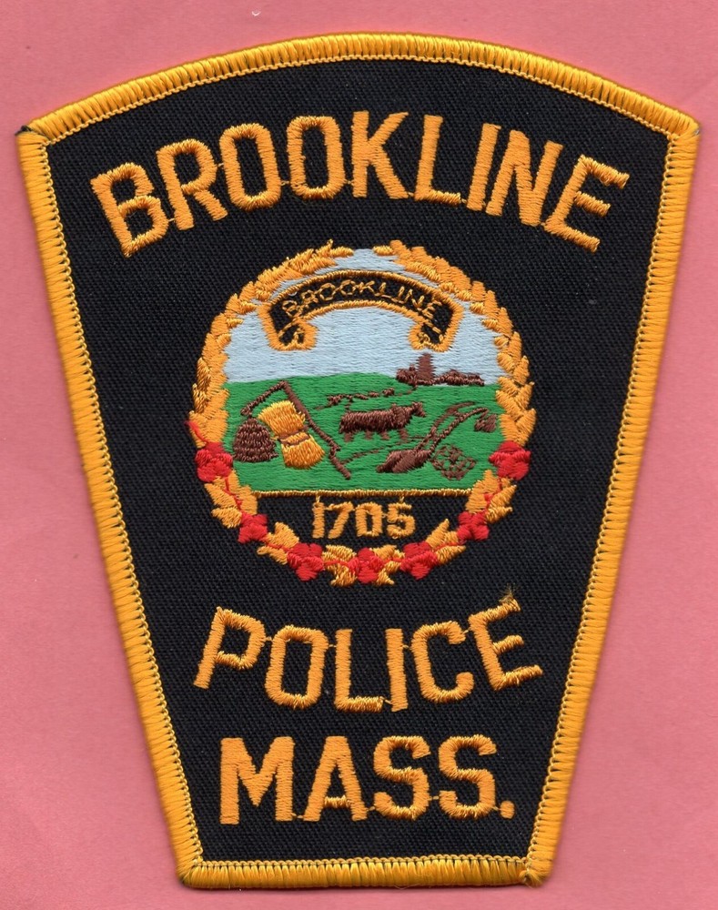 Brookline MA Police Patch New