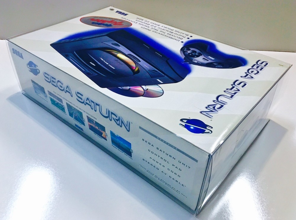 1 Console Box Protector For SEGA SATURN MODEL 1 Boxes Please check your size!