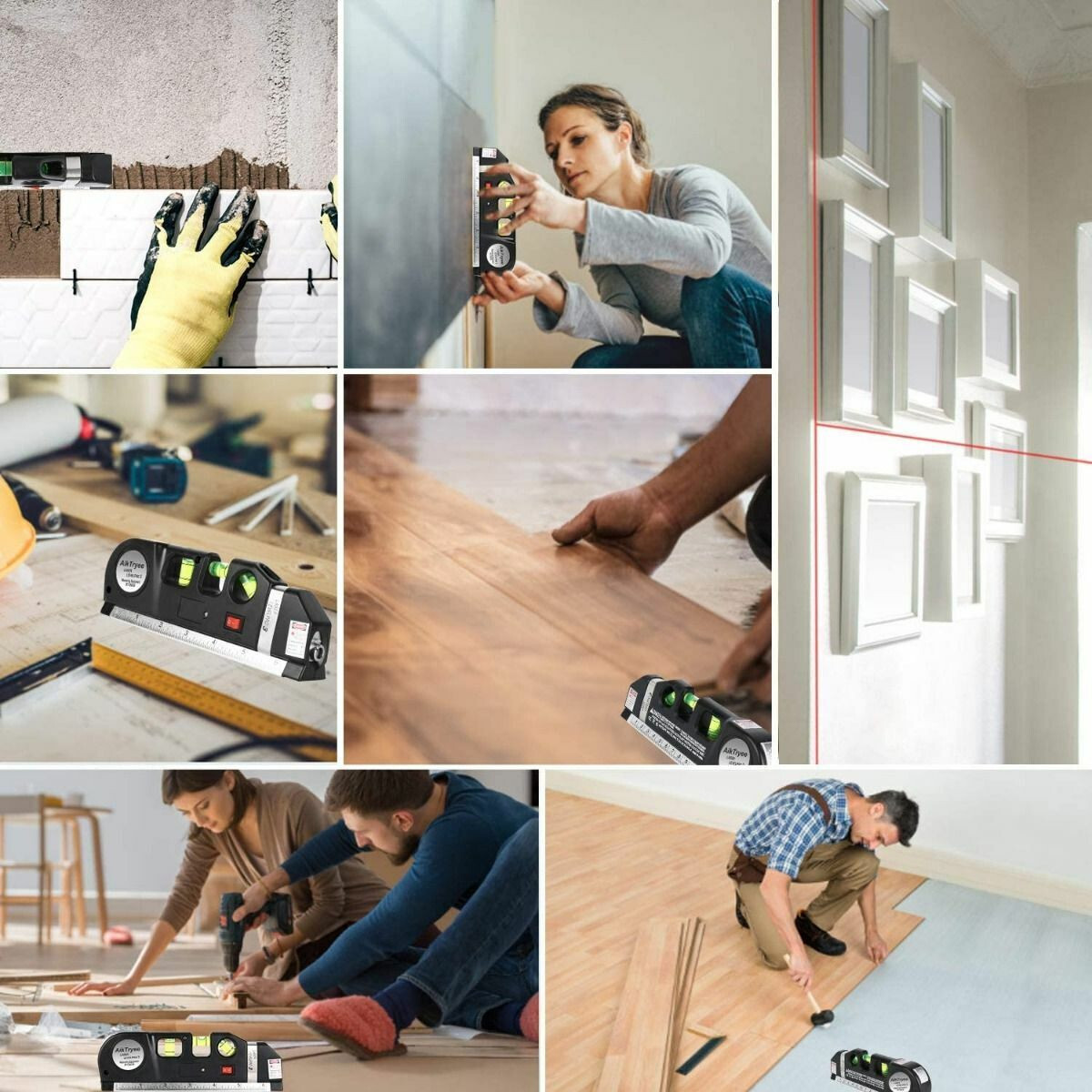 Laser Level Multipurpose Lazer Leveling Wall Spirit Level Line Tool Measurement