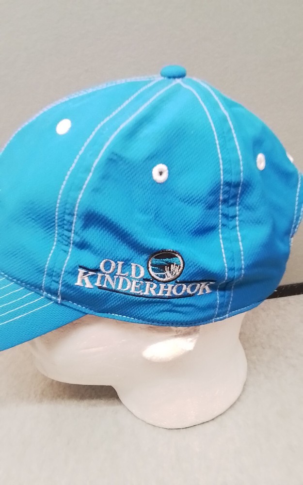 Nike Golf Baseball Hat White Stitching Blue Hat Adjustable Hook N' Loop Closure