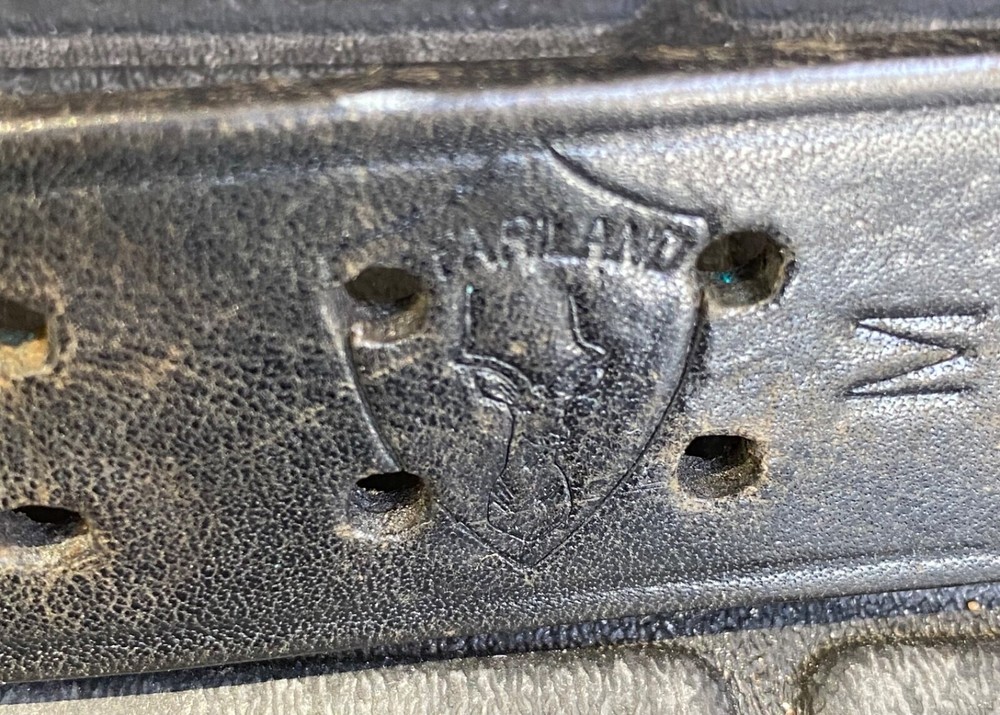 Black Leather Tooled Safariland Tactical Belt