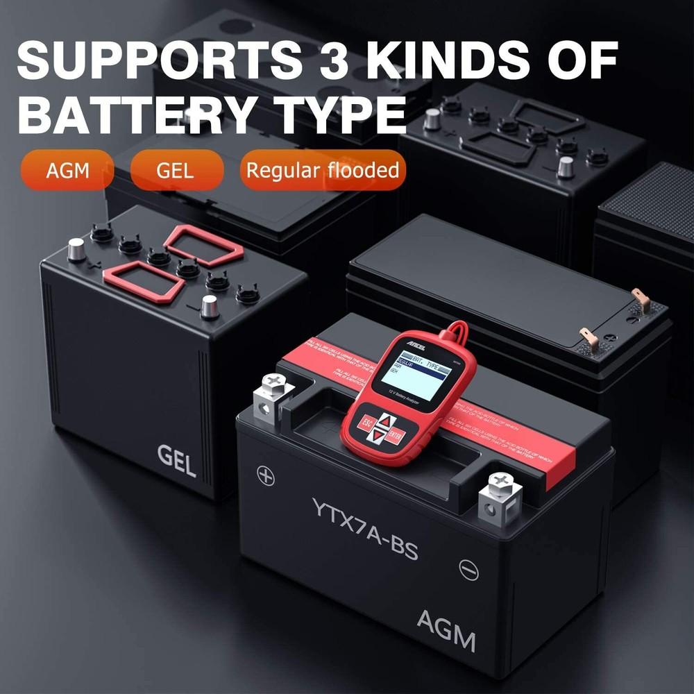 ANCEL BST200 Car Battery Tester Bad Cell Load Test Tool Digital Analyzer Tester