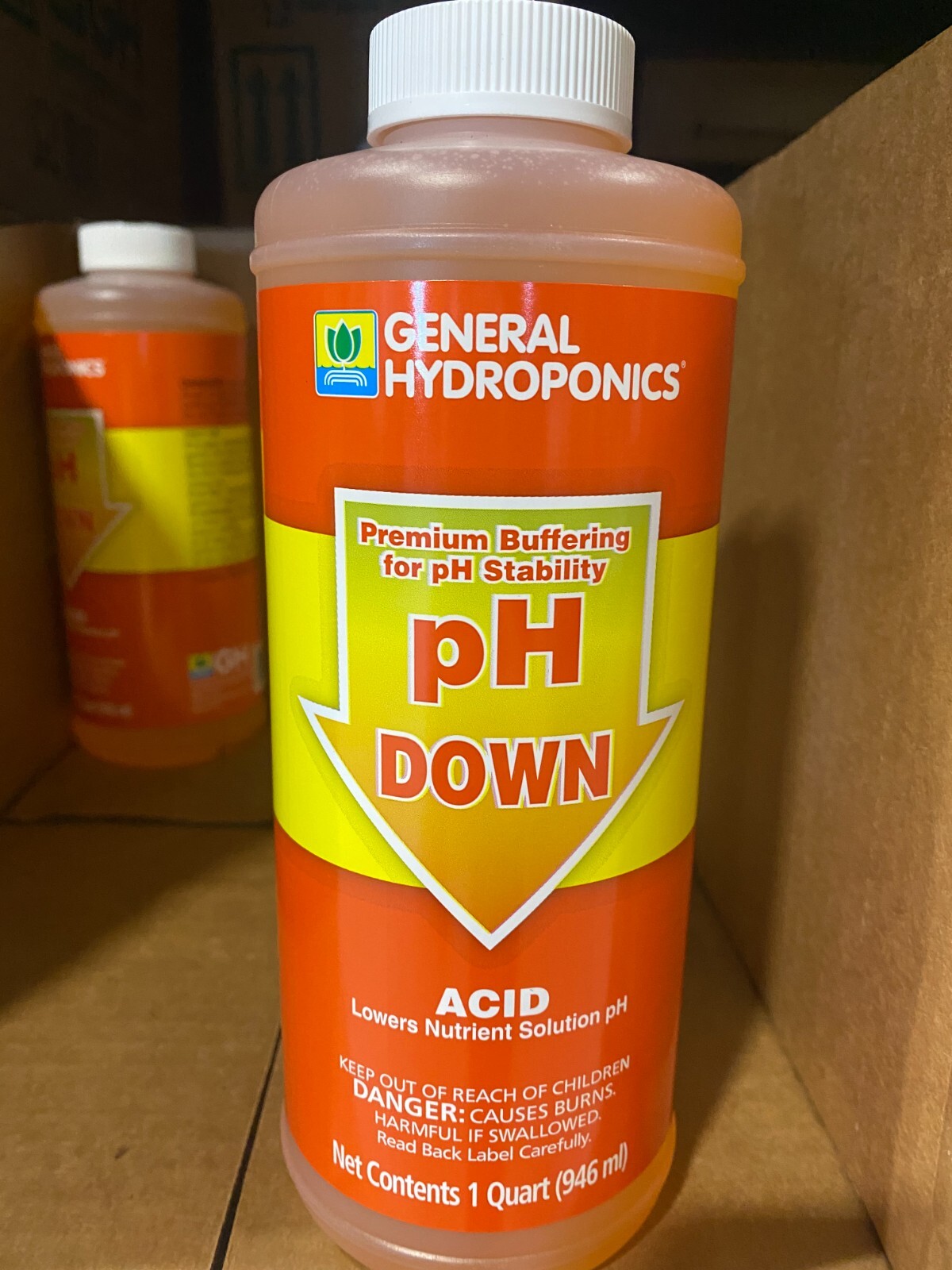 General Hydroponics pH Down 32 oz / 1 Quart -buffer gh adjuster hydroponic