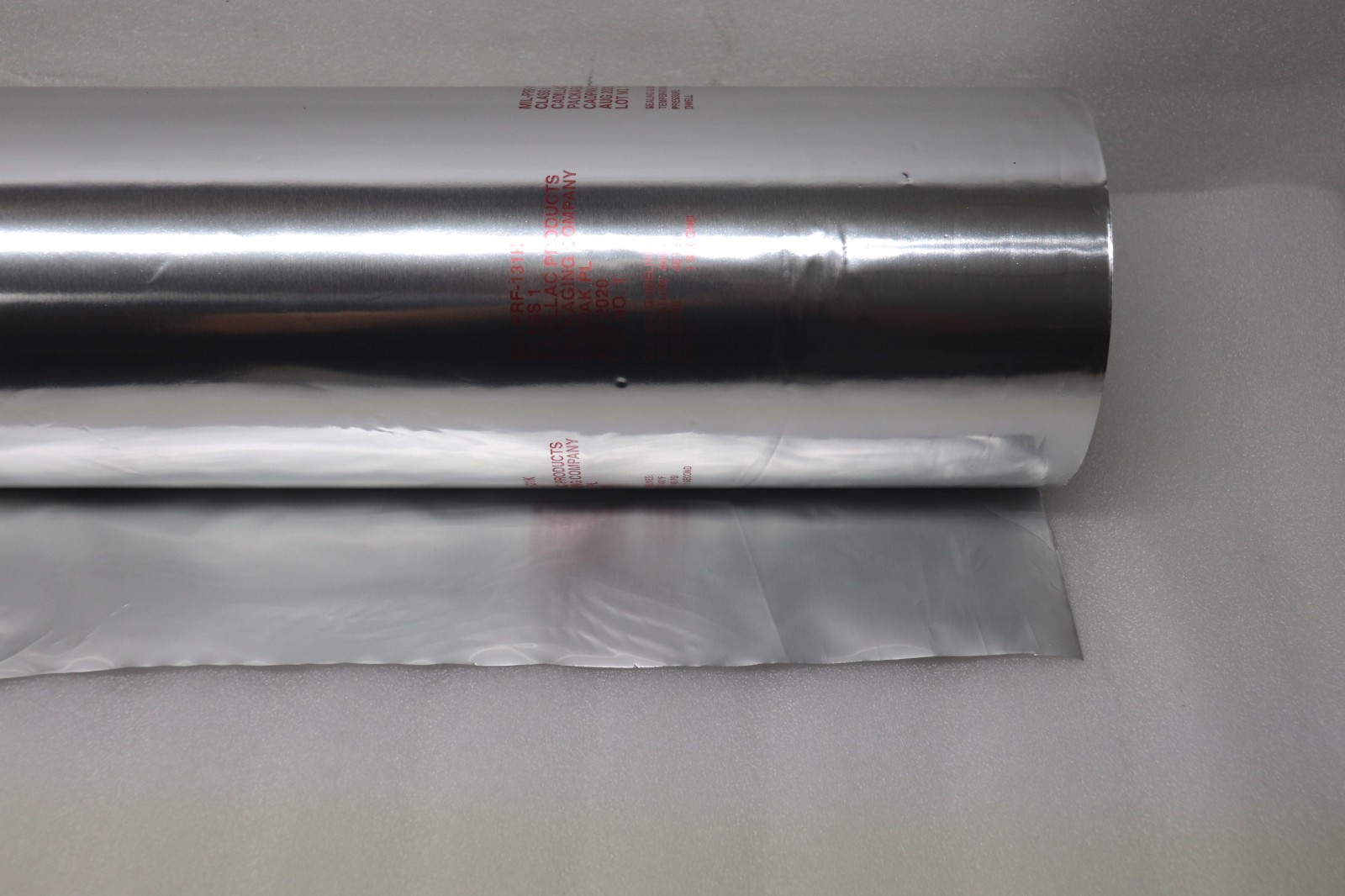 MIL-PRF-131K Class I Type I Film Foil Heat Sealable Barrier - 36" x 200 Yard