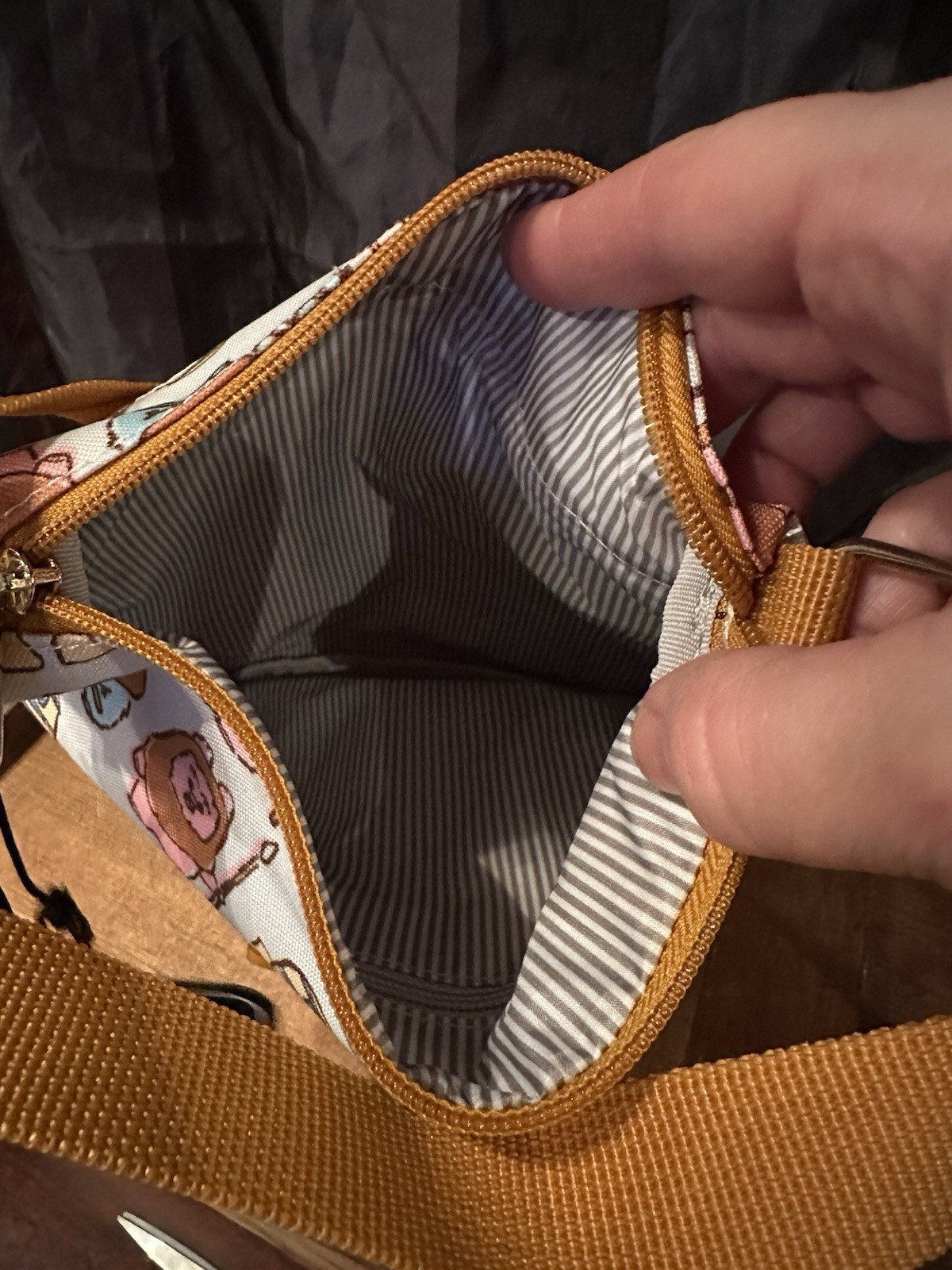 Loungefly Star Wars Pastel Ewok All Over Print Crossbody Bag NWT Nylon Bag