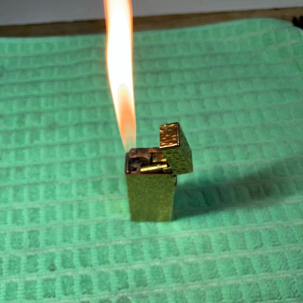 Overhauled Dunhill Gas lighter Gold without box
