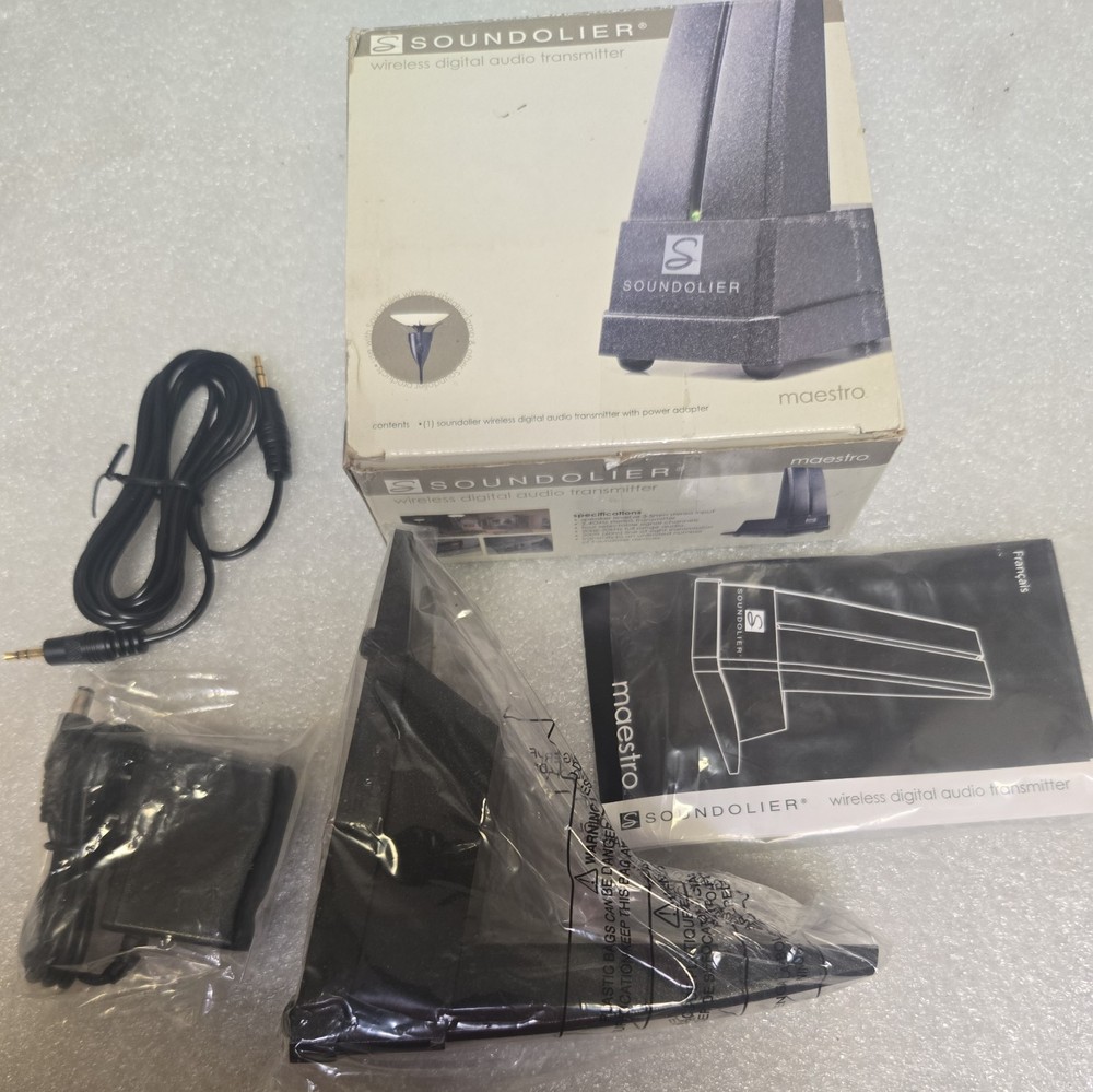 Never used MAESTRO Audio Soundolier Wireless Audio Transmitter FREE SHIPPING