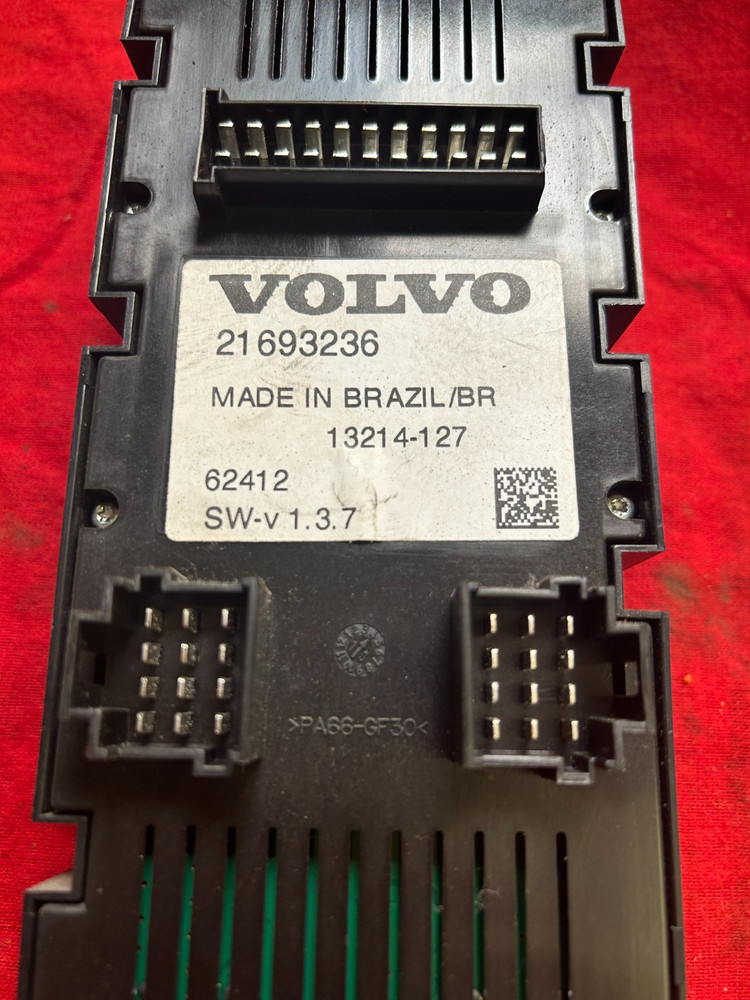 Volvo 21693236 TEMPERATURE CONTROL SWITCH, SLEEPER , ALARM CLOCK, MENU