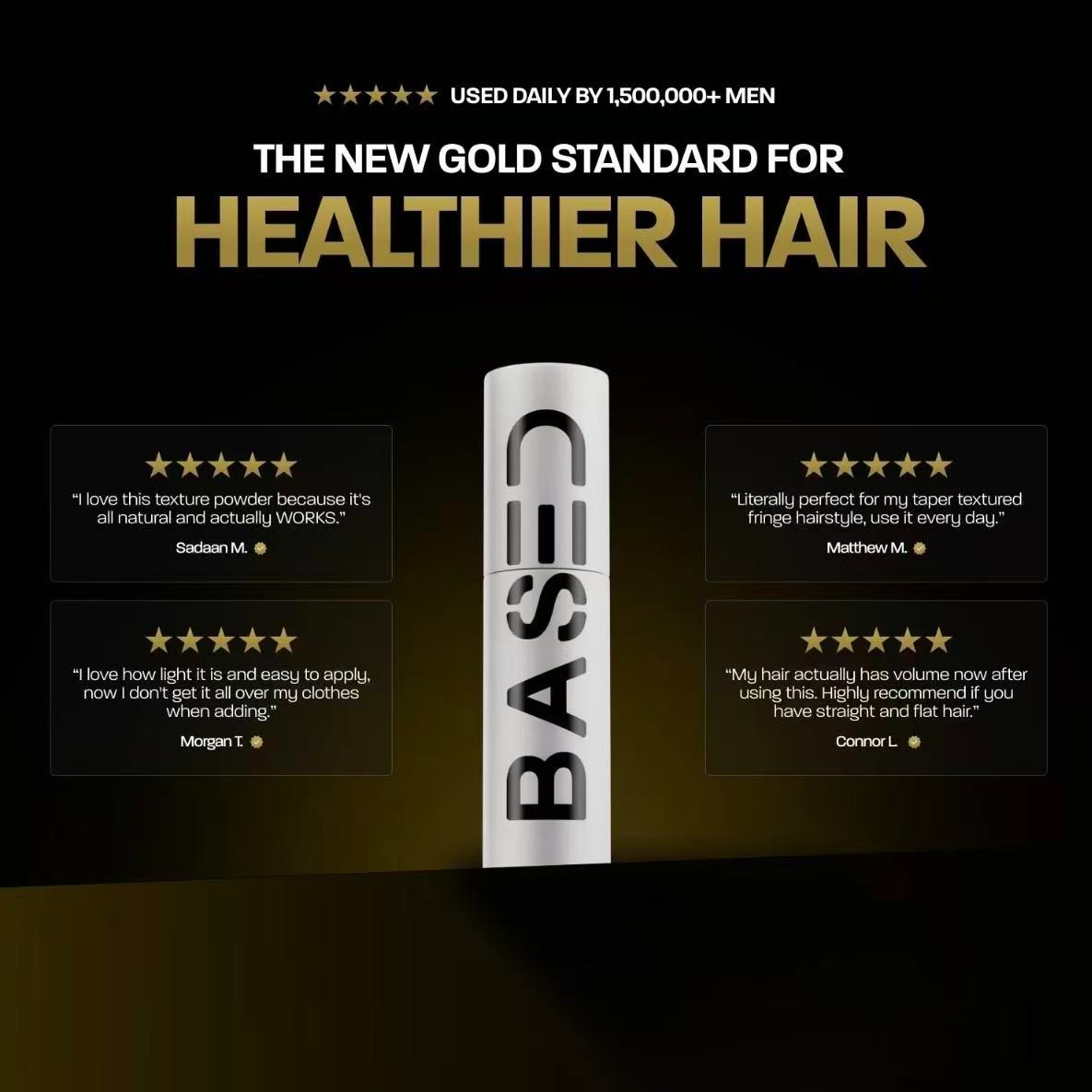 BASED Hair Texture Powder | Instant Volume & Texture | Lightweight, Matte Finish