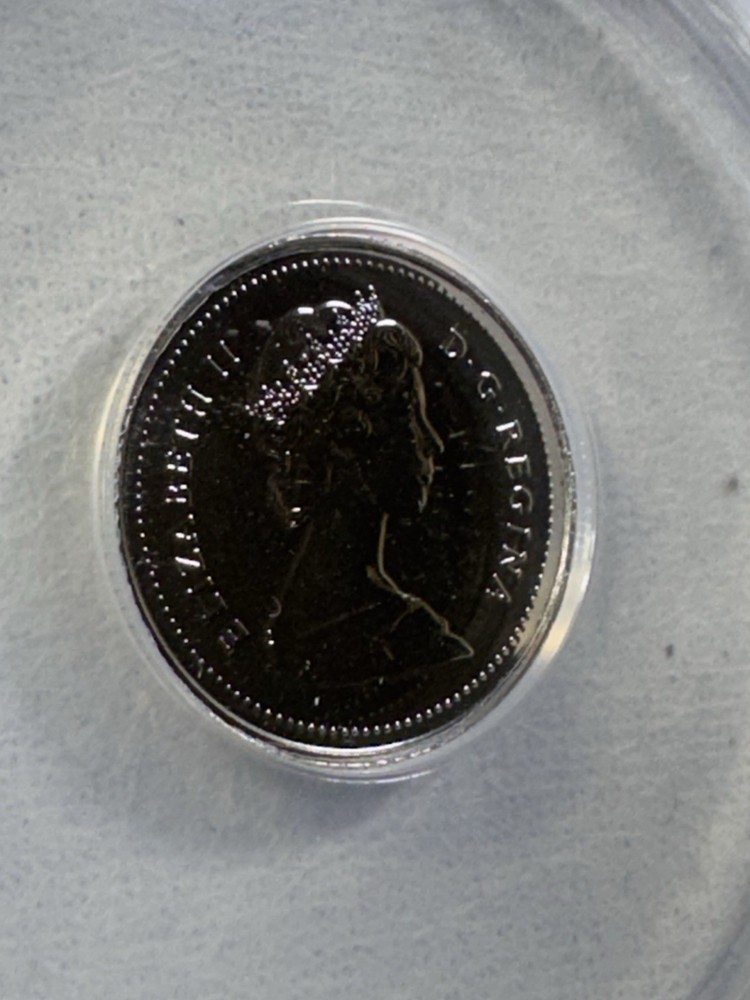 1985 Canada 10 Cents Proof Like Graded MS 68 by ANACS