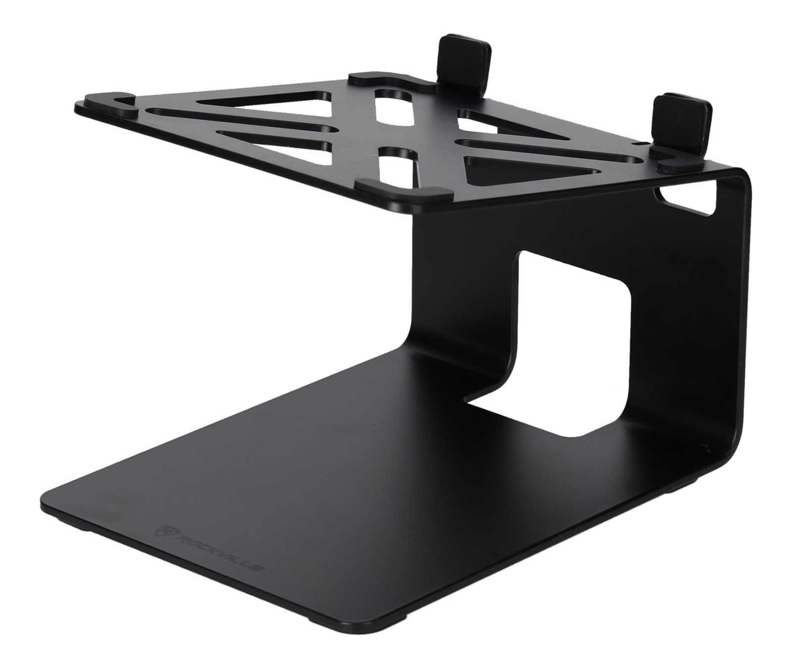 Pair Rockville SR4 Speaker Riser Stands For 4" Desktop Speakers or Monitors