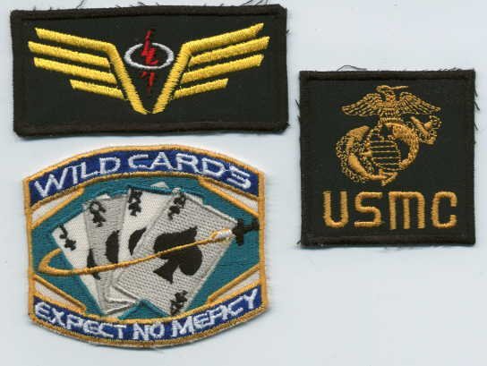 SAAB - Space: Above & Beyond Patch Set - Angry Angels, USMC, Wild Cards
