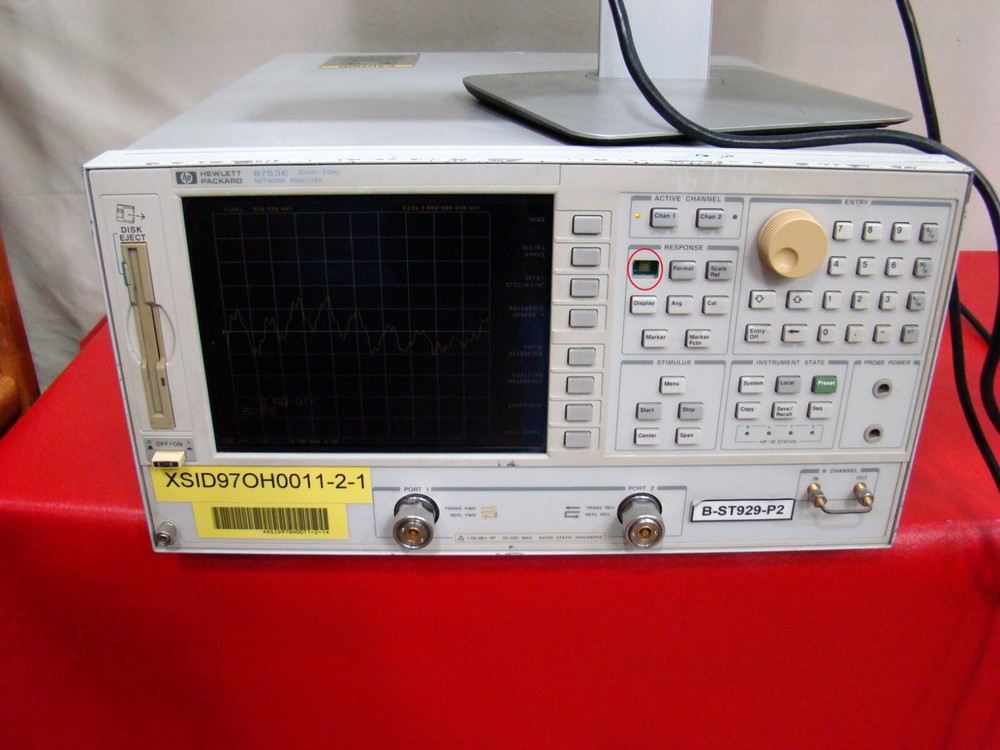 HP Hewlett Packard 8753E 30 kHz to 3 GHz Vector Network Analyzer FOR PARTS pict