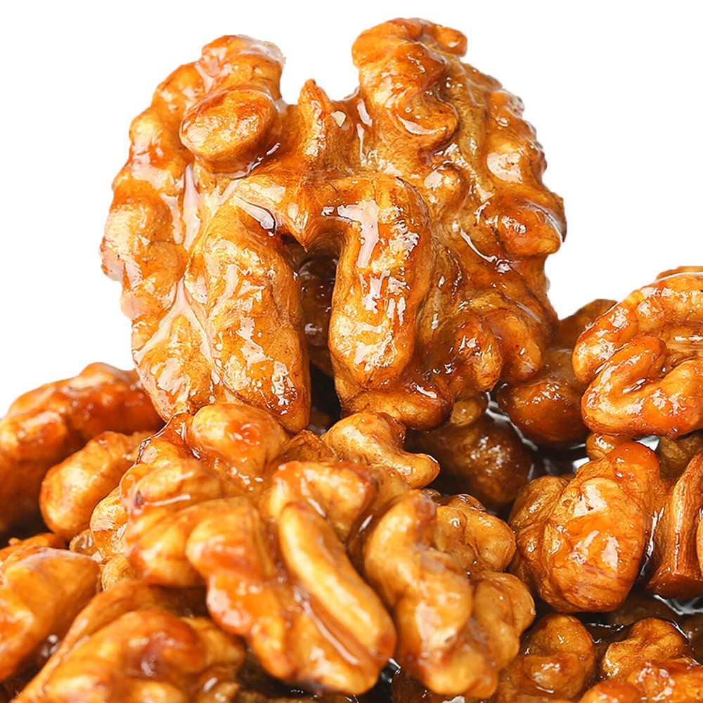 1 Pack 500g Sugar-Coated Amber Walnut Kernel Walnut Meat Leisure Snacks
