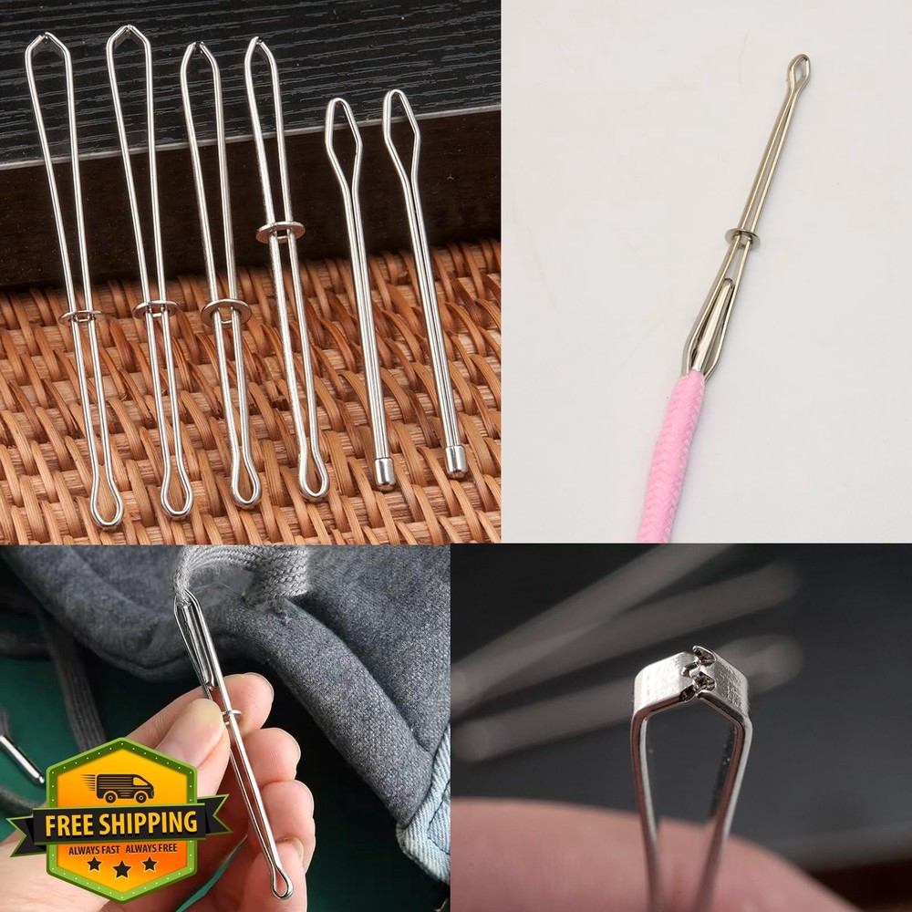 Drawstring Cords, Hoodie String Replacement with Easy Threader (Purple)