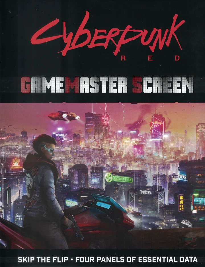 Cyberpunk Red RPG: Game Master Screen