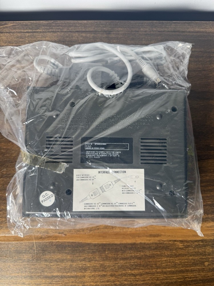 New In Plastic Data-Corder Computer Cassette And Interface - RARE Commodore