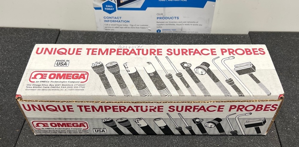 OMEGA ENGINEERING 88106k HIGH TEMPERATURE THERMOCOUPLE SURFACE PROBE, K-TYPE