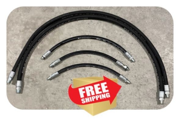 Boss RT3 Power V Blade Hose Kit 7'6/8'2/9'2 Old Style Snowplow Kit FREE SHIPPING