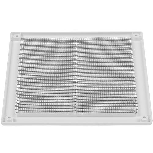 2pack 6" x 6" Inch White Plastic Square Vent Cover - HVAC Air Return Grille -...