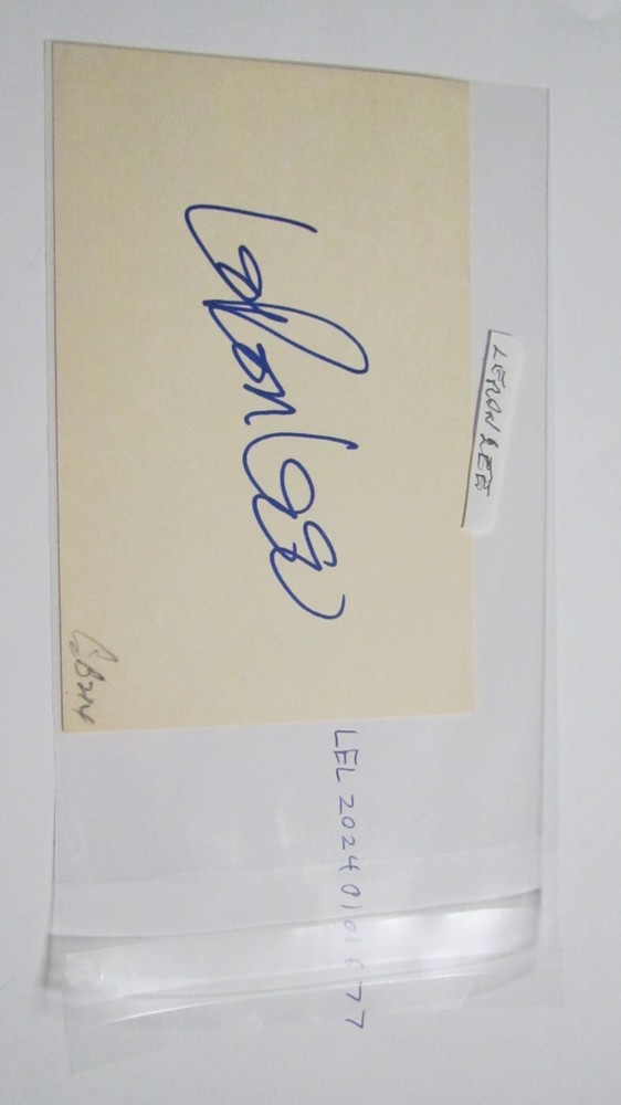 Leron Lee signed Postcard