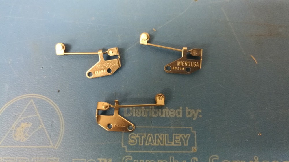 3 PCS - Micro JS-246 Switch Access Snap Action Roller Lever Actuator NEW