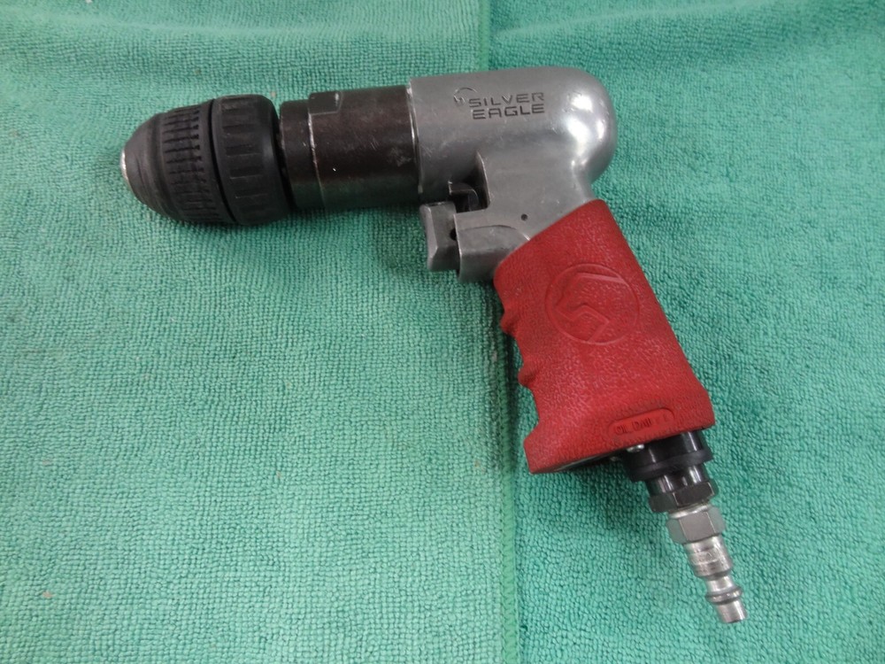 MATCO TOOLS SILVER EAGLE 3E144  3/8" REVERSIBLE KEYLESS AIR DRILL