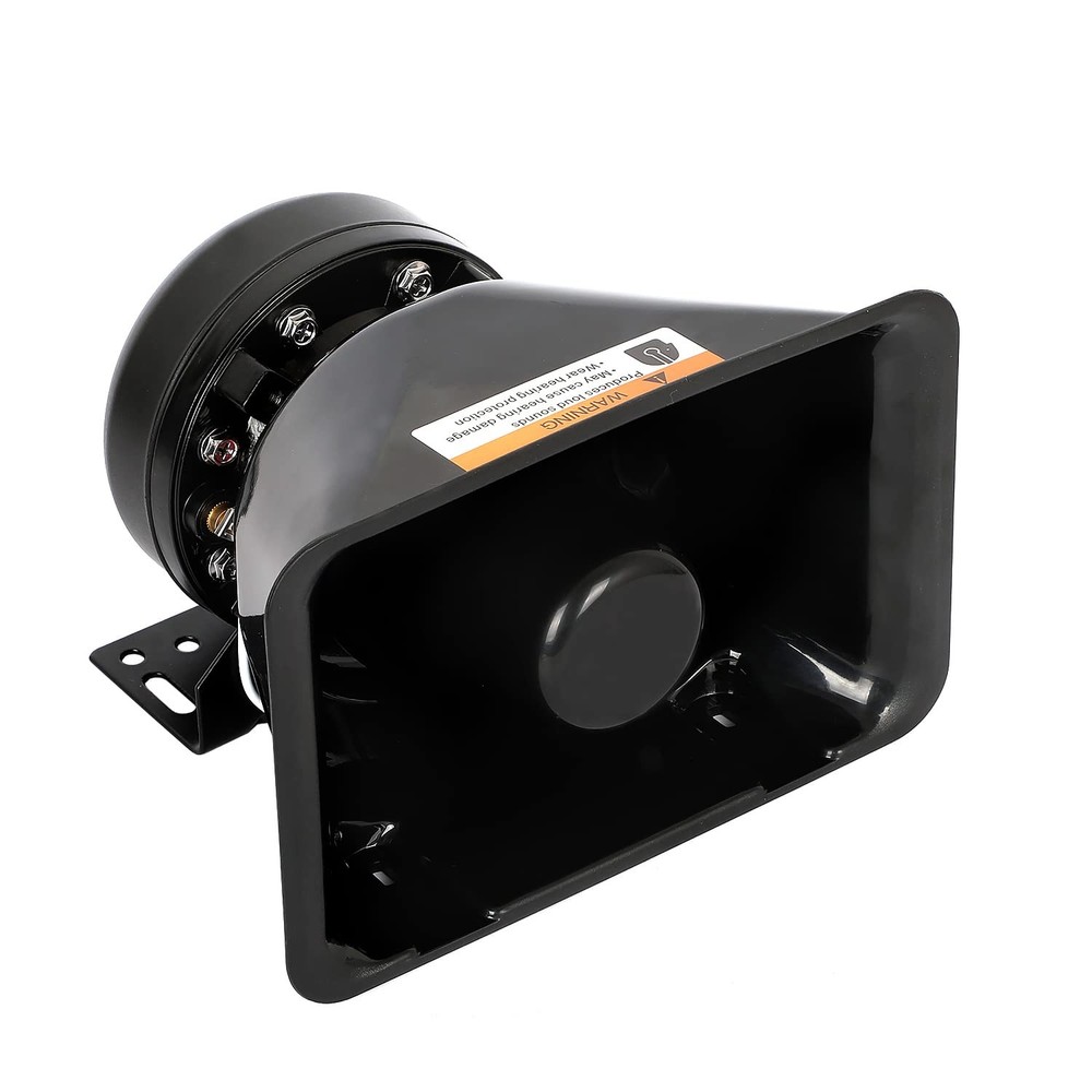 High Performance Siren Speaker Compatible with Any Speaker, Black