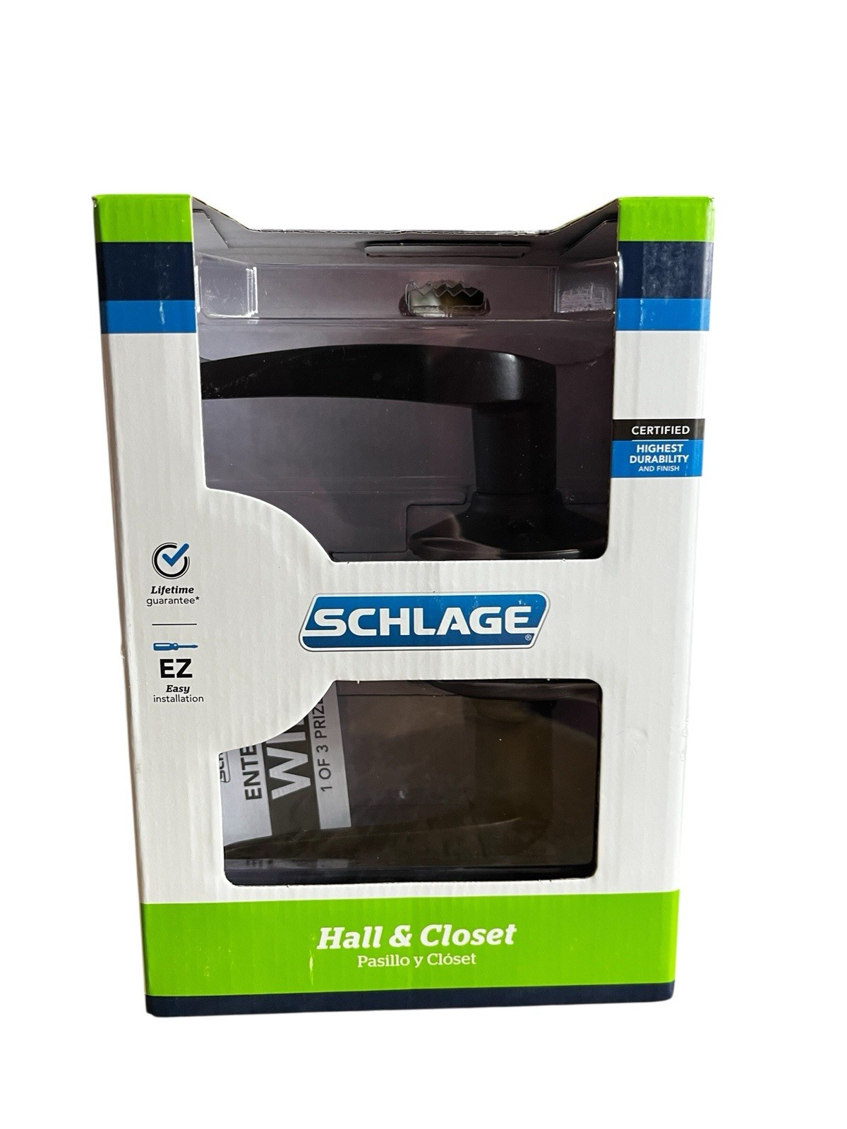 Schlage Sacramento Aged Bronze Passage Hall/Closet Door Lever Handle