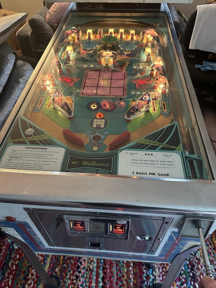 Williams XOX Pinball Machine 1973