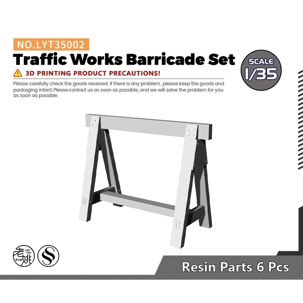 1/35 Traffic Works Barricade Set Diorama Scenery