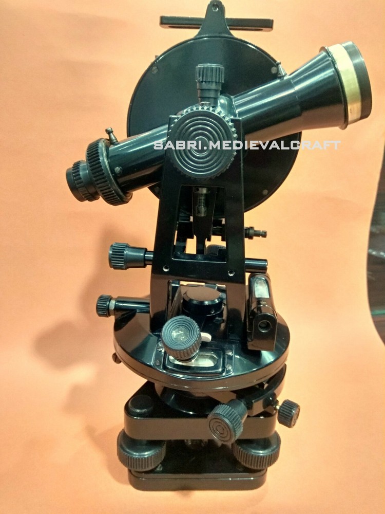 Vintage THEODOLITE 20"SECOND SURVEYING VERNIER TRANSIT CLASSIC THEODOLITE