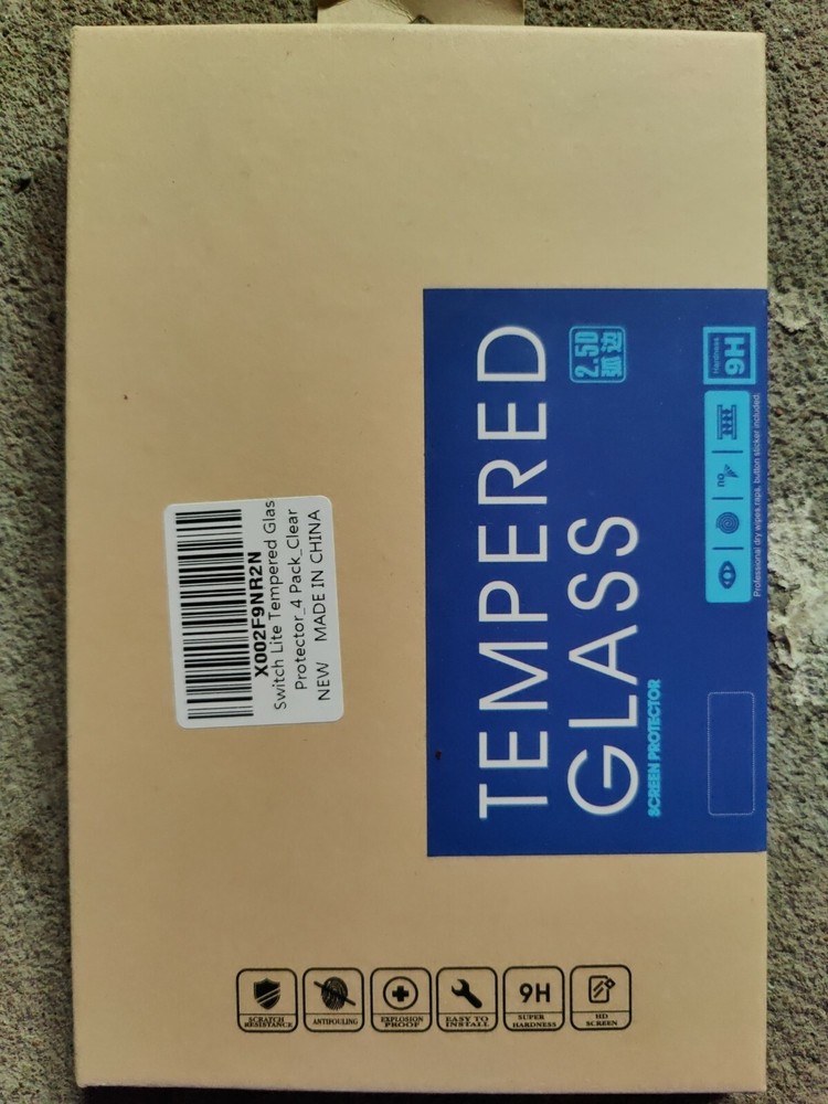 Nintendo Switch lite tempered glass Protector 4 pack