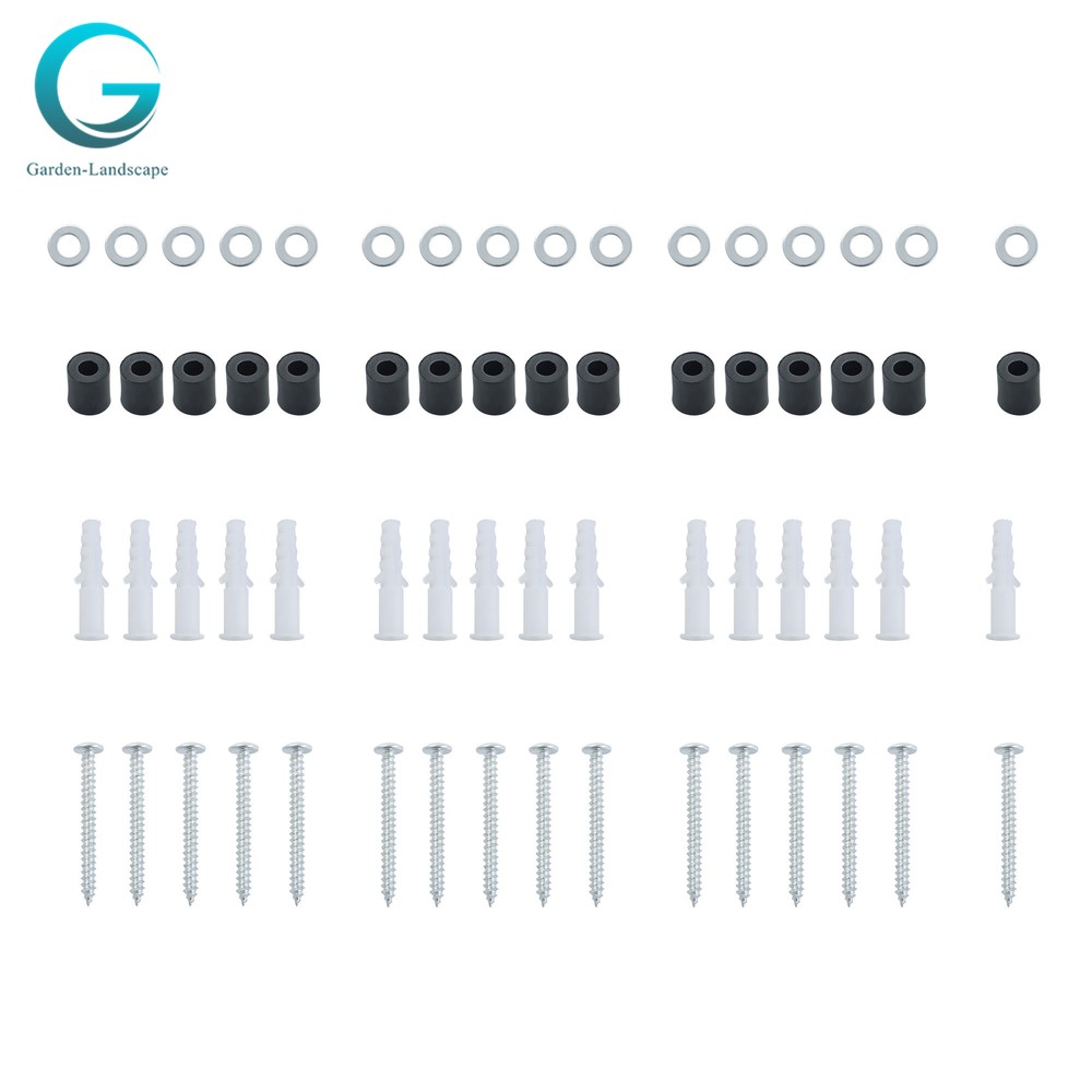 4 Pack Portable Black Metal Pegboards Wall Organizer Panel Storage Hanger Tool