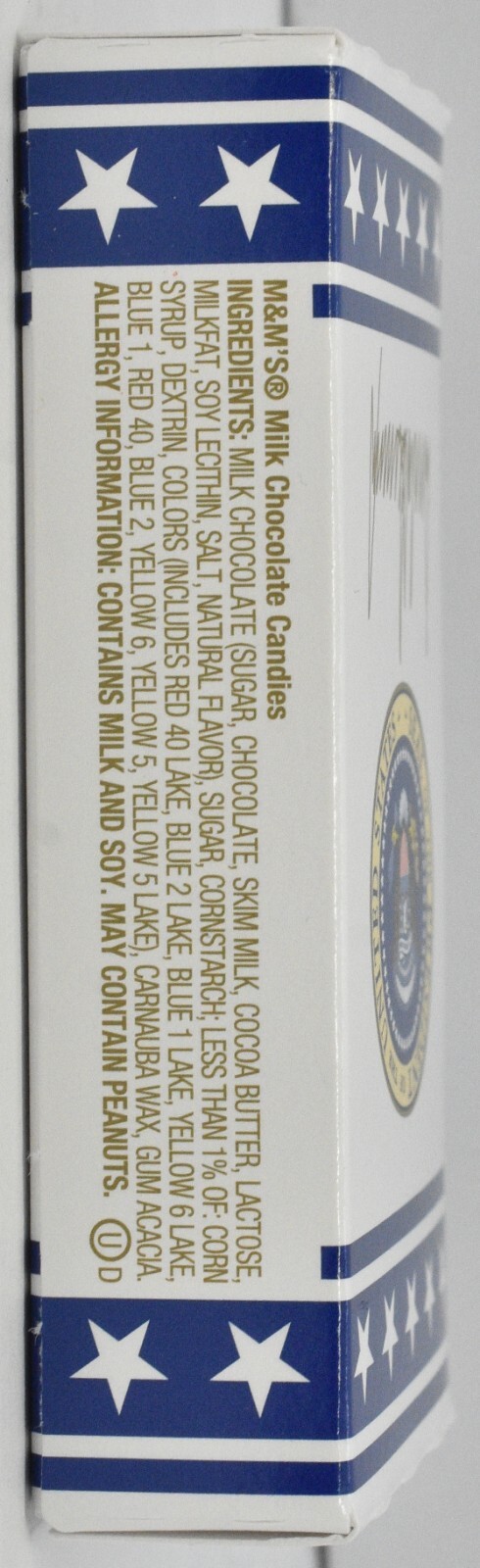 President Donald Trump M&M Plain Chocolate Candy Air Force One 2025