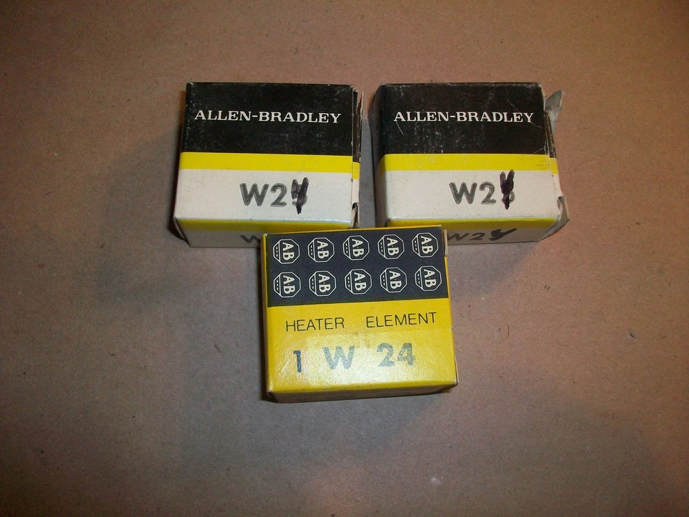 3pc Allen Bradley Thermal Overload Heater W24