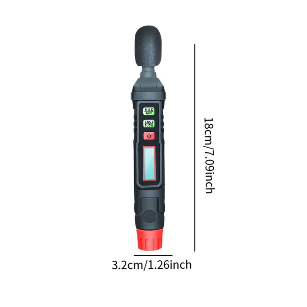 Decibel Meter Digital Sound Level Meter Range 30-130 dB Volume Decibel Reader